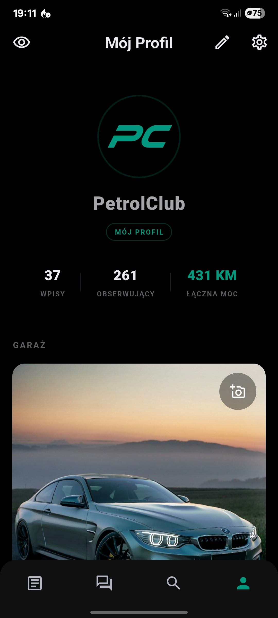Mój Profil - PetrolClub