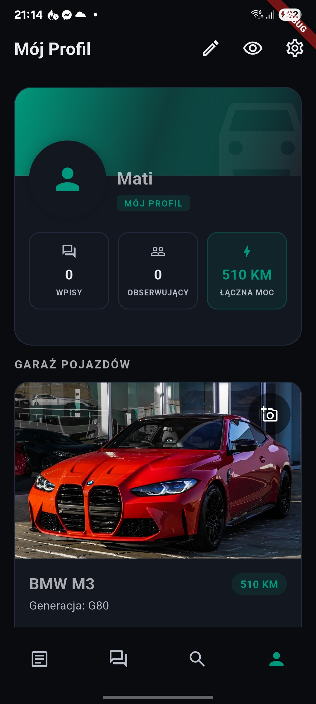 Zrzut Ekranu - Twój Garaż PetrolClub